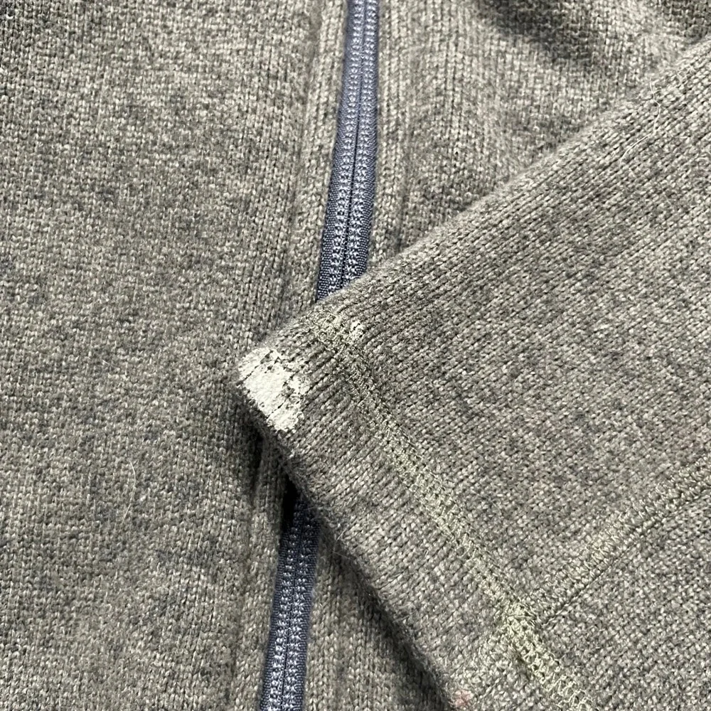 The North Face Gordon Lyons Hoodie Mens Medium Green Grey Sherpa Fleece Jacket